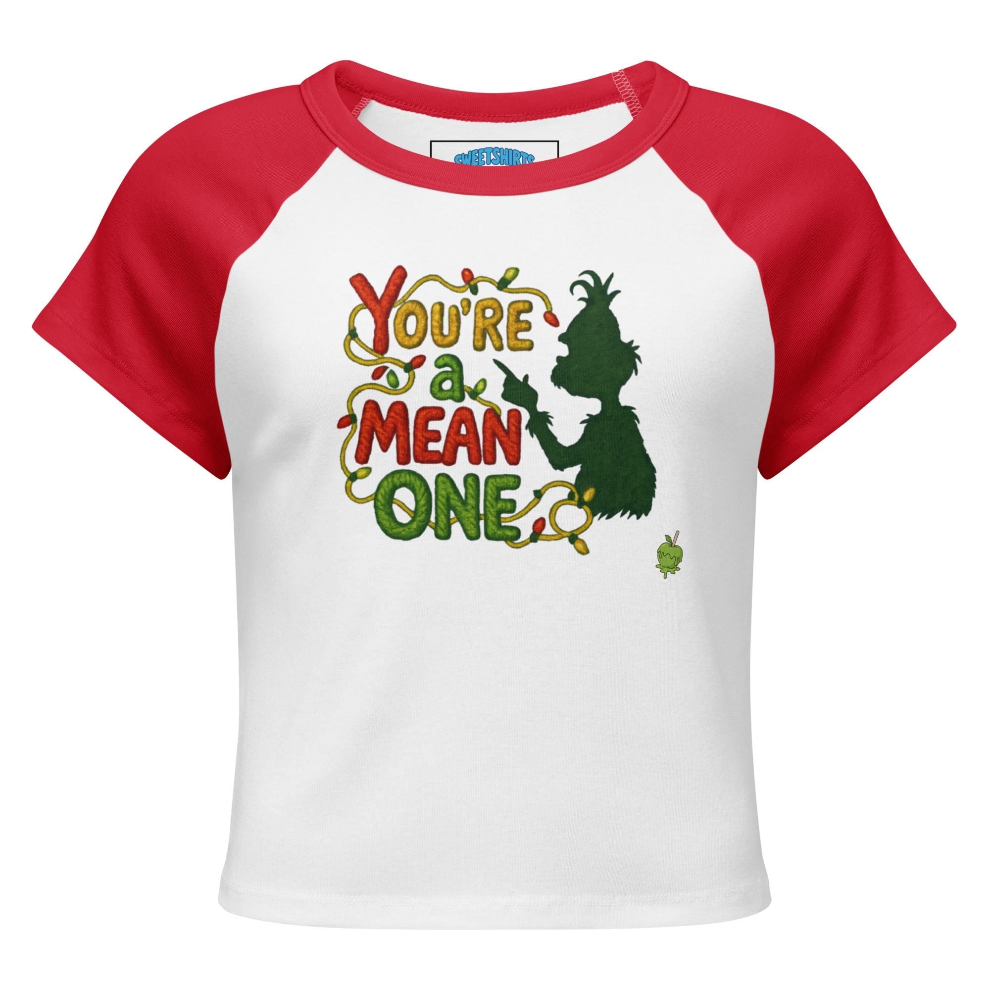 Mean One Micro Rib Tee — Holiday Mood Edition