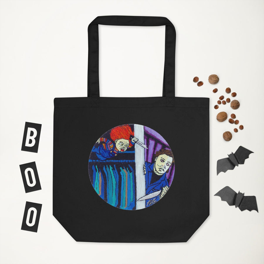 Knife Play Tote — Hand-Drawn Statement Bag