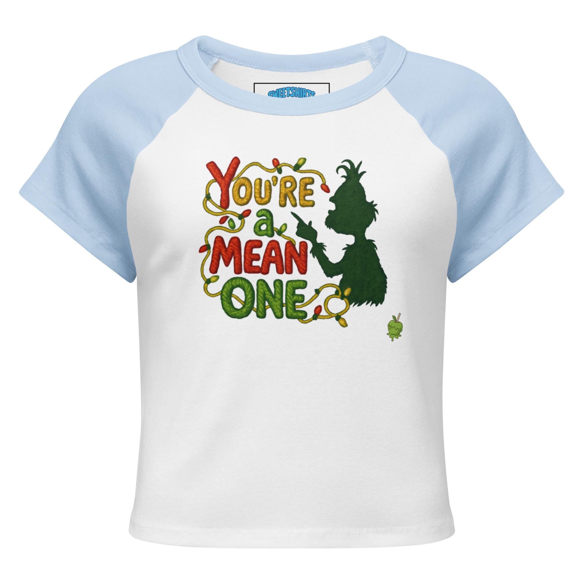 Mean One Micro Rib Tee — Holiday Mood Edition