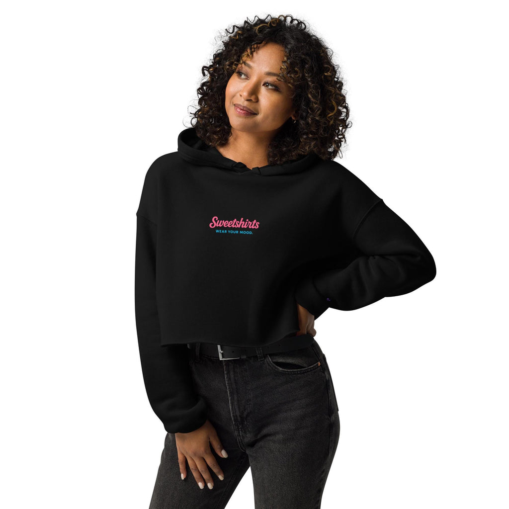 Wink Back Crop Hoodie — Sweetshirts Original