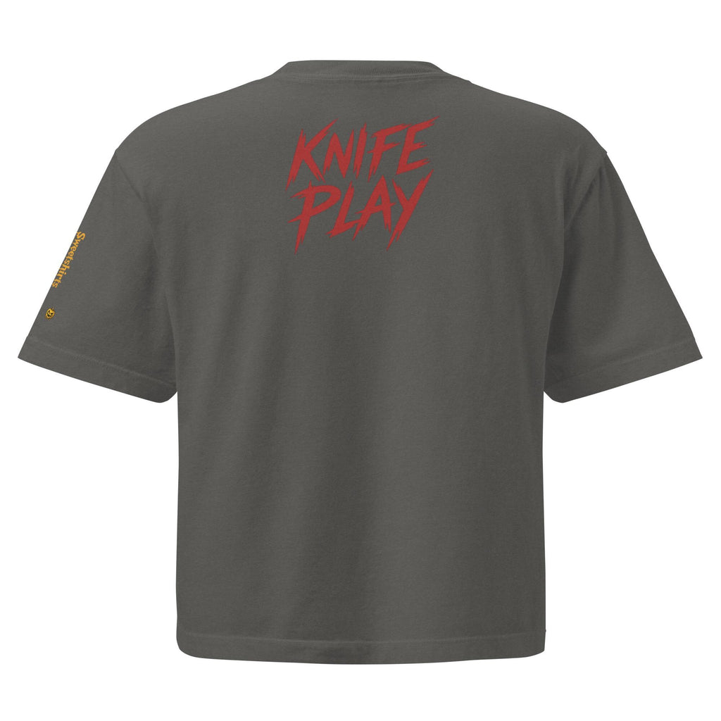 Knife Play Crop Tee