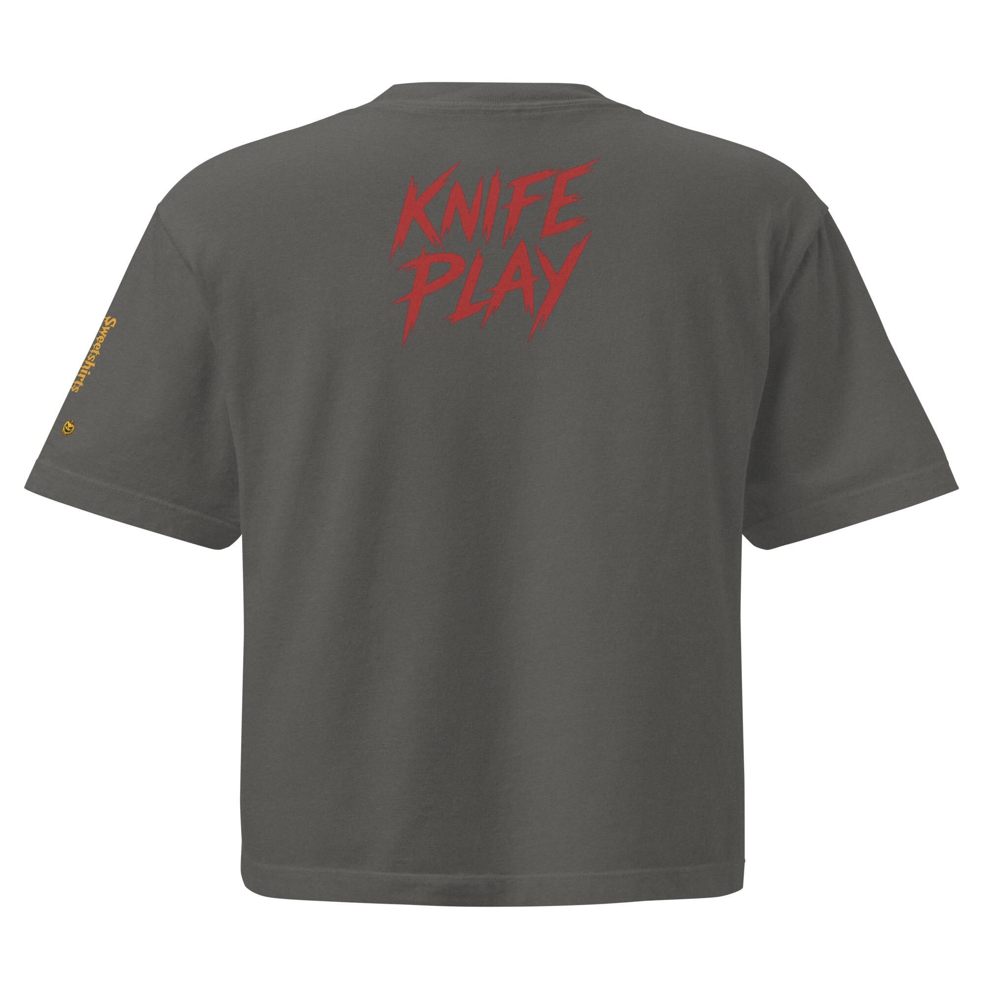 Knife Play Crop Tee