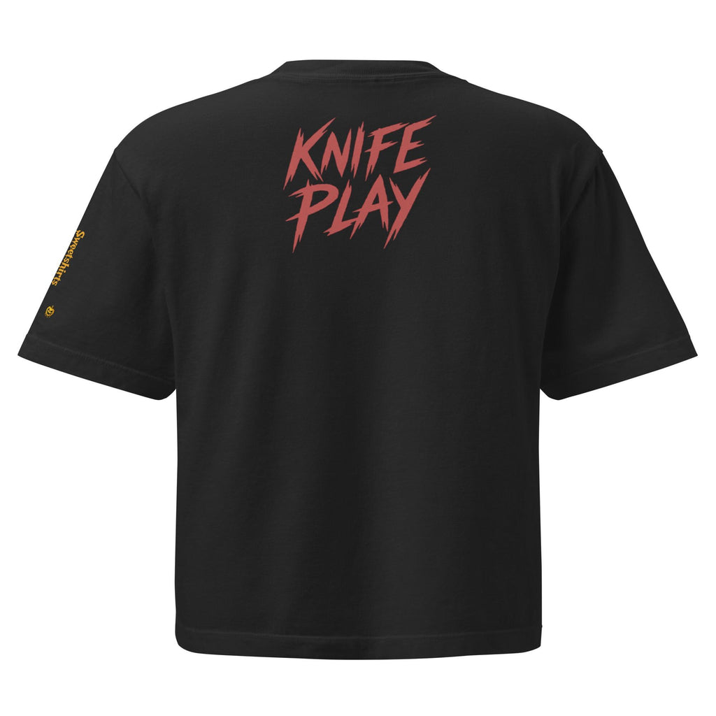 Knife Play Crop Tee
