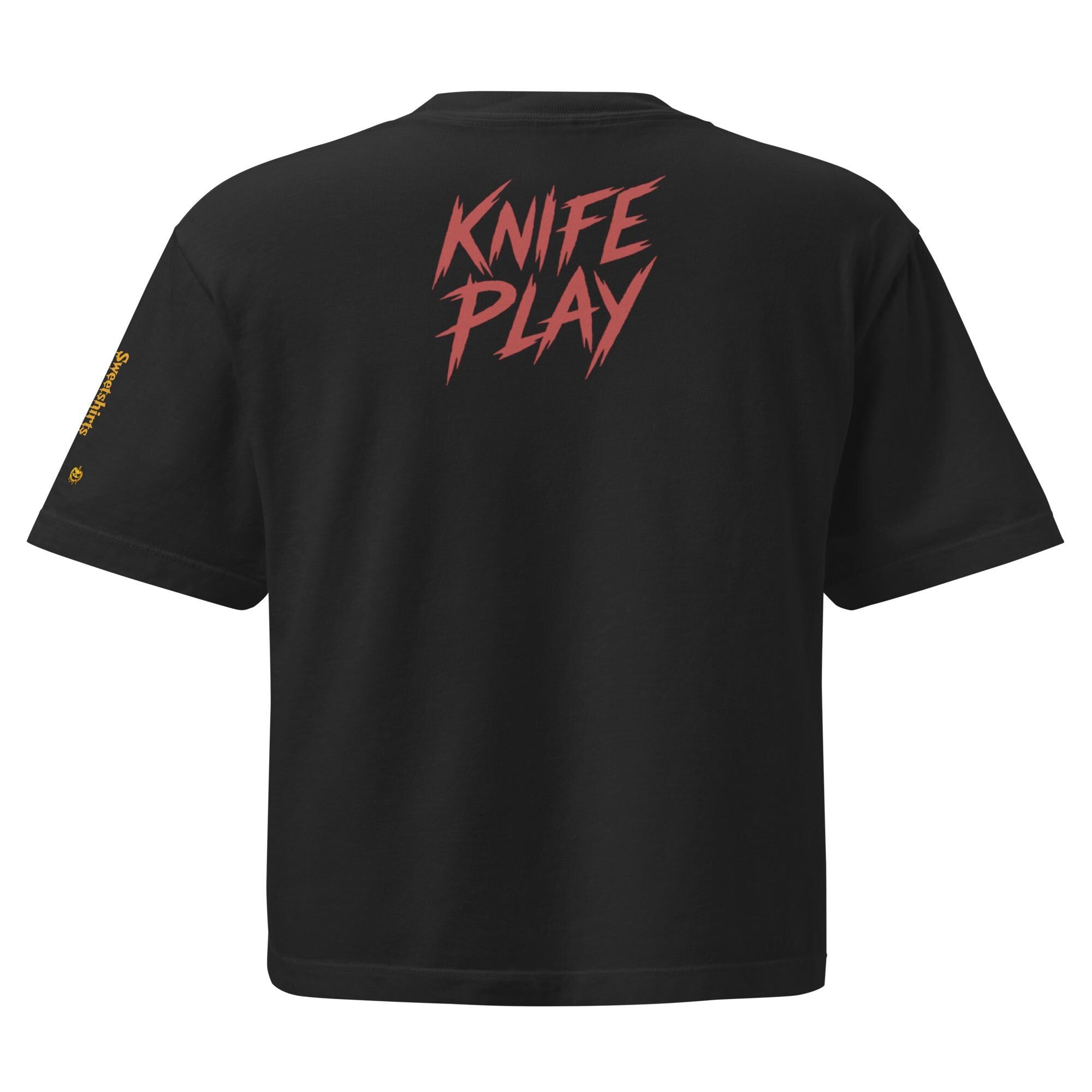Knife Play Crop Tee