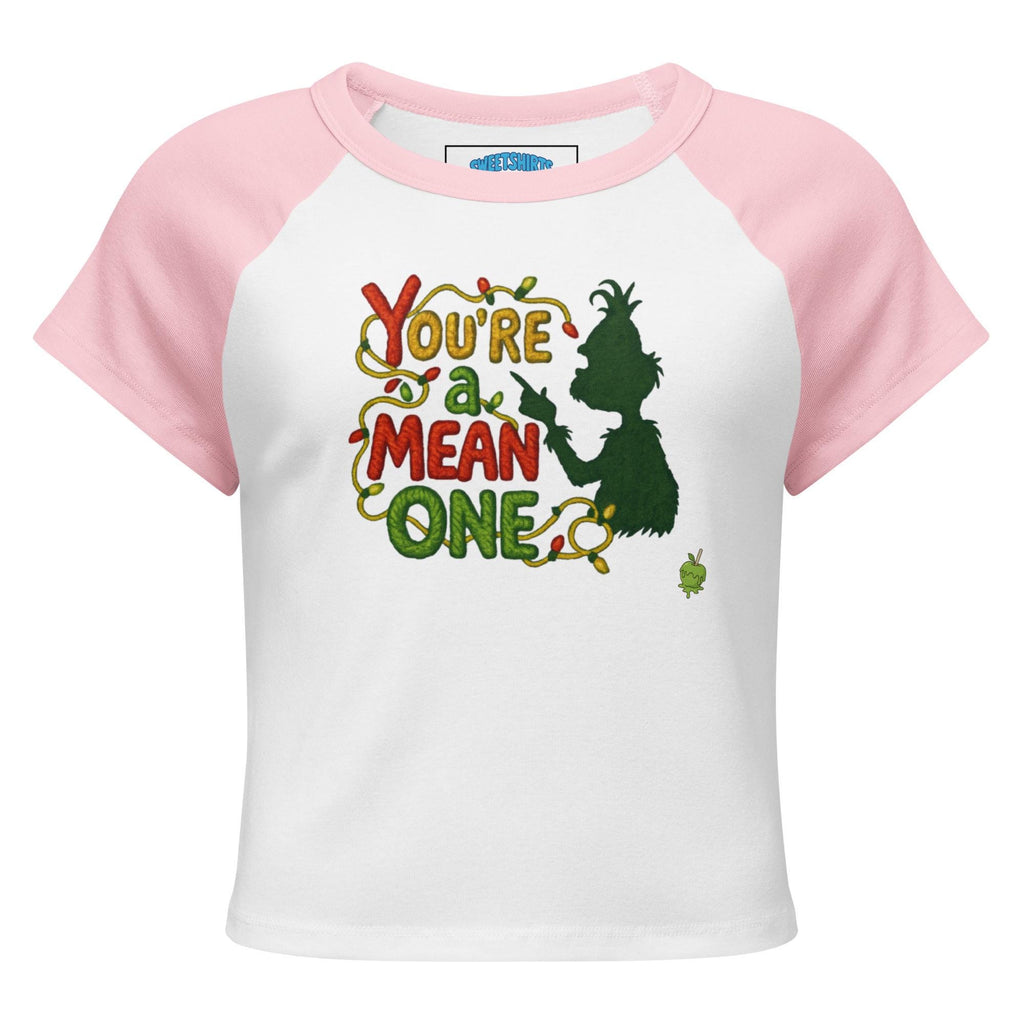 Mean One Micro Rib Tee — Holiday Mood Edition