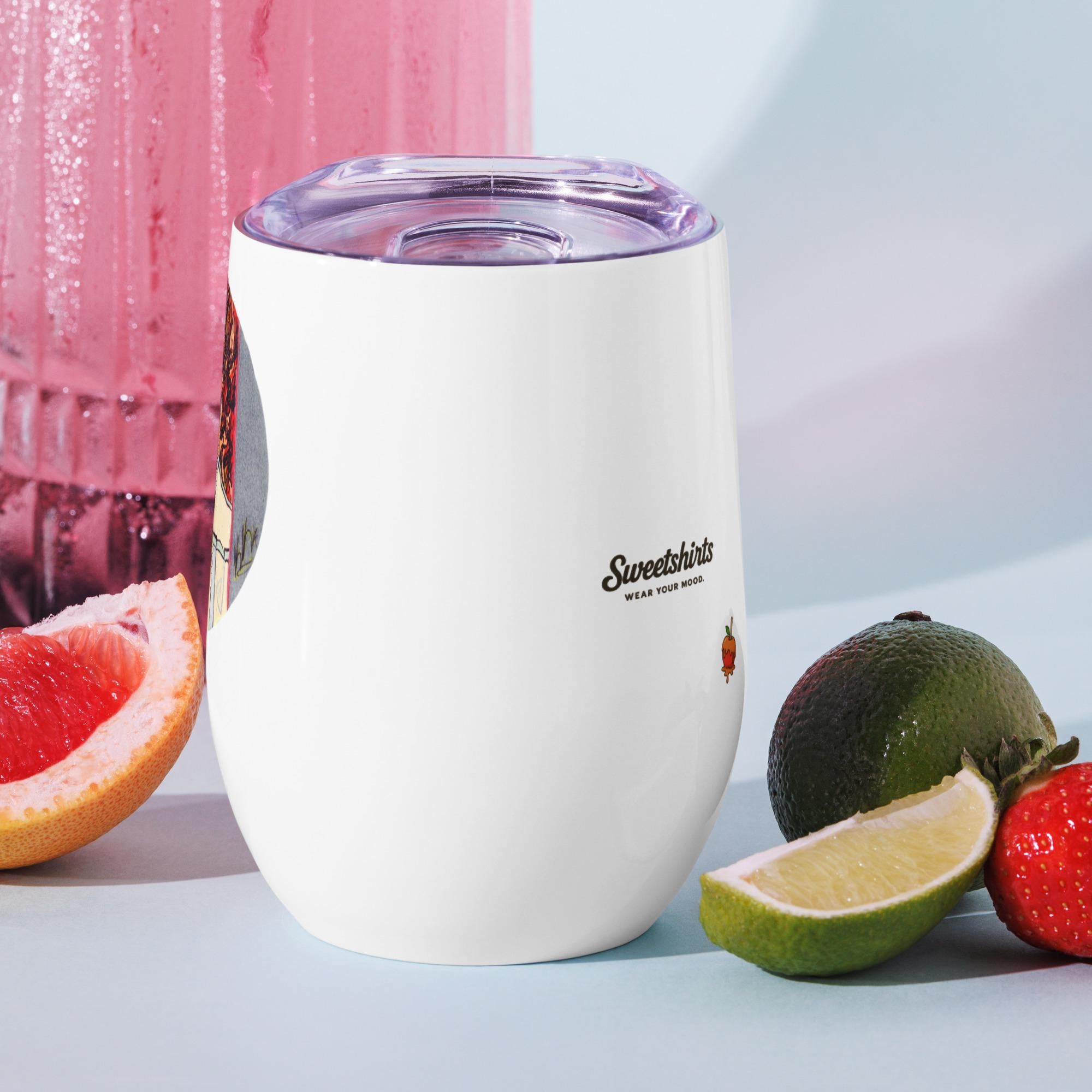 Purpose of Silence Wine Tumbler — 12oz Insulated Cup