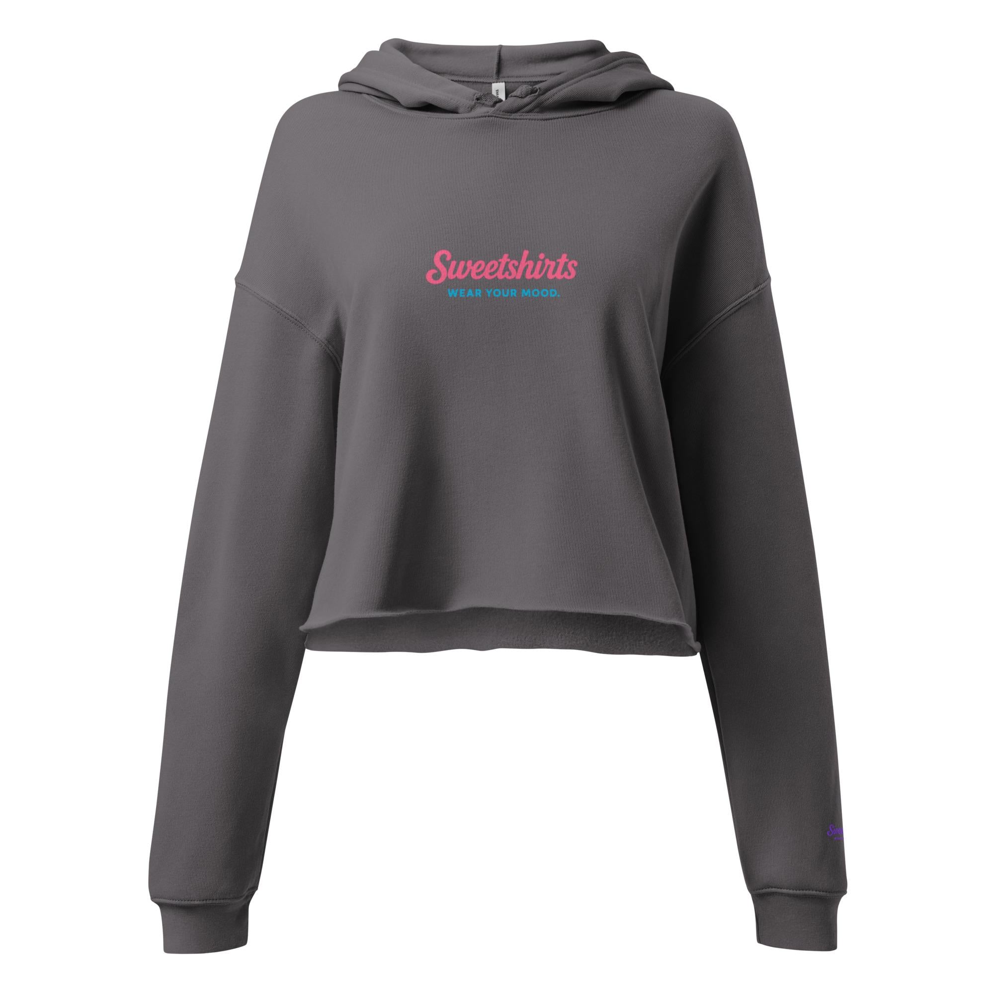 Wink Back Crop Hoodie — Sweetshirts Original