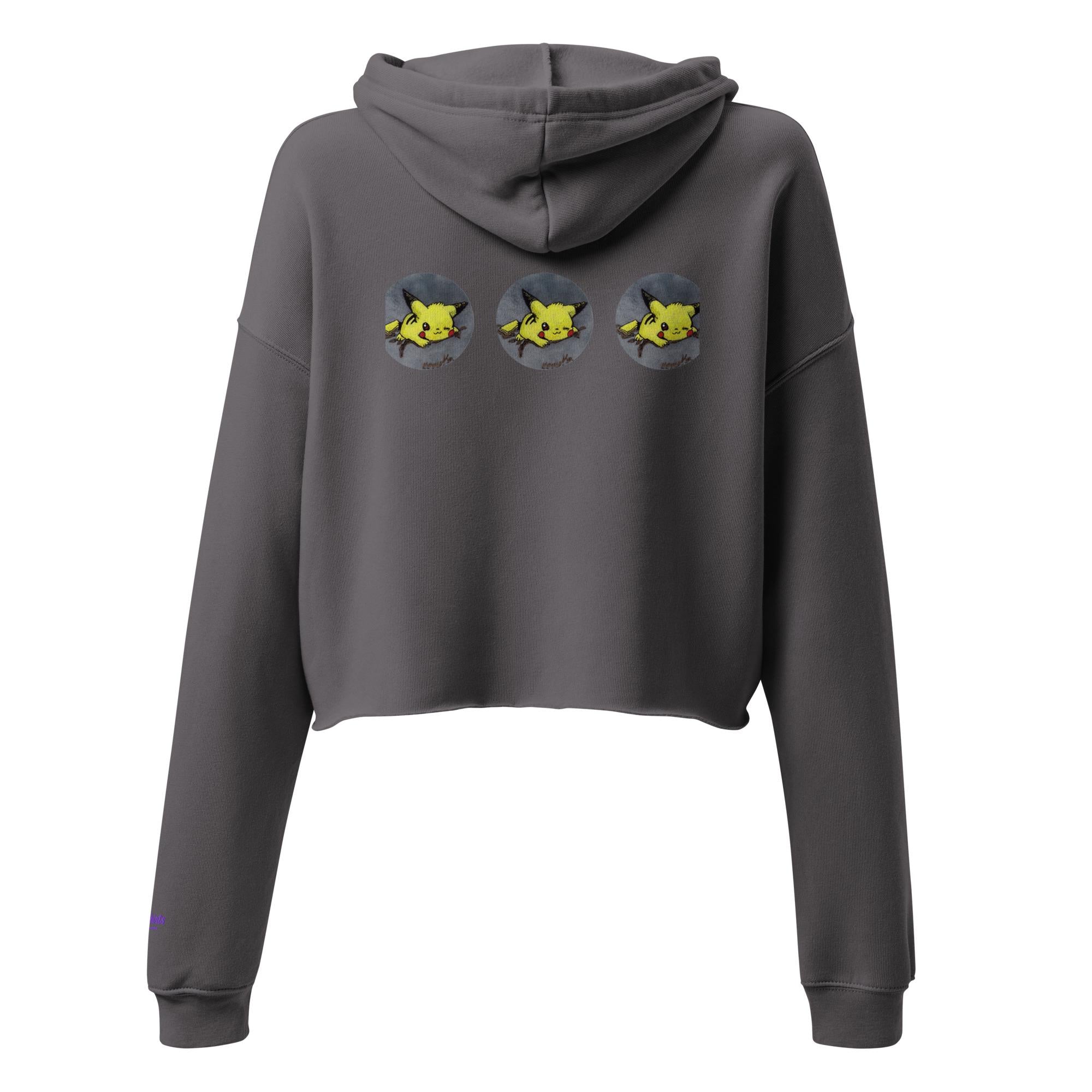 Wink Back Crop Hoodie — Sweetshirts Original