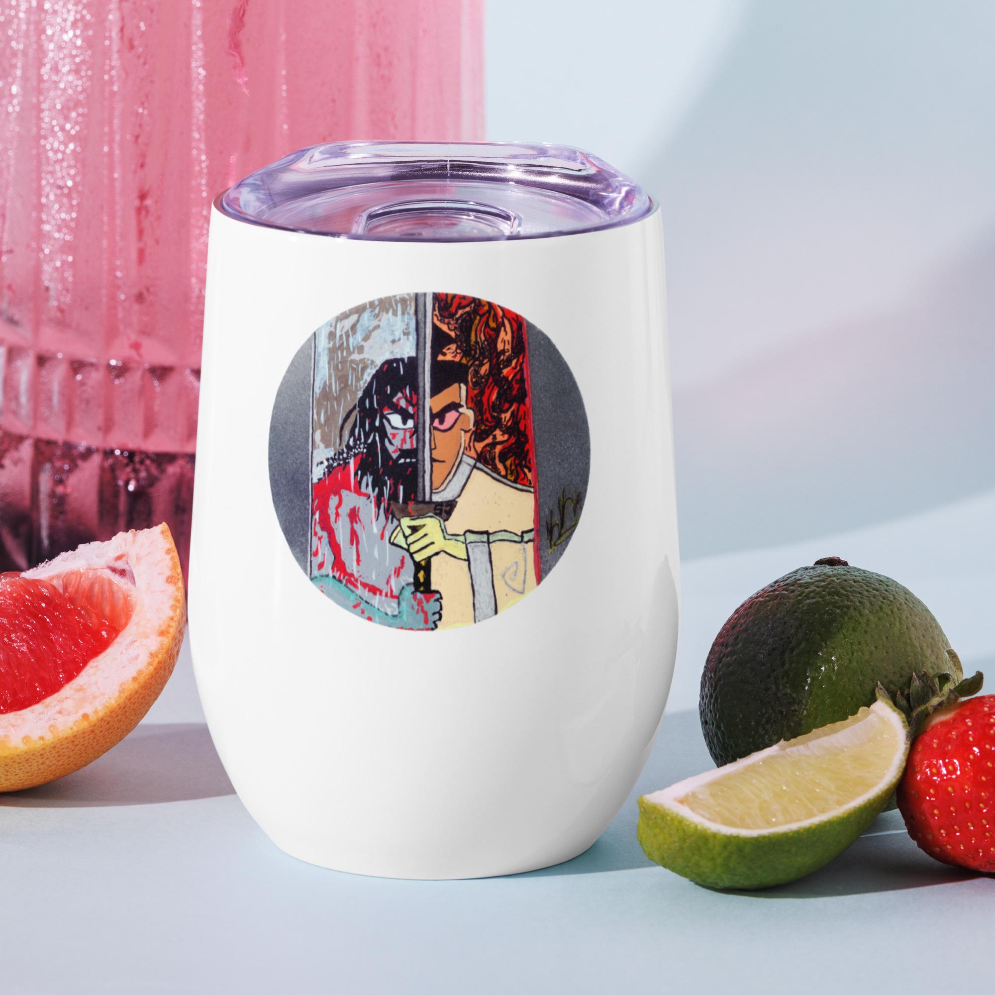 Purpose of Silence Wine Tumbler — 12oz Insulated Cup