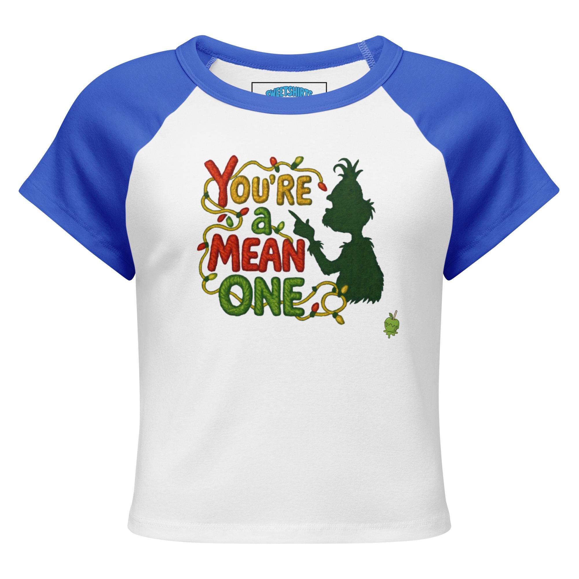 Mean One Micro Rib Tee — Holiday Mood Edition