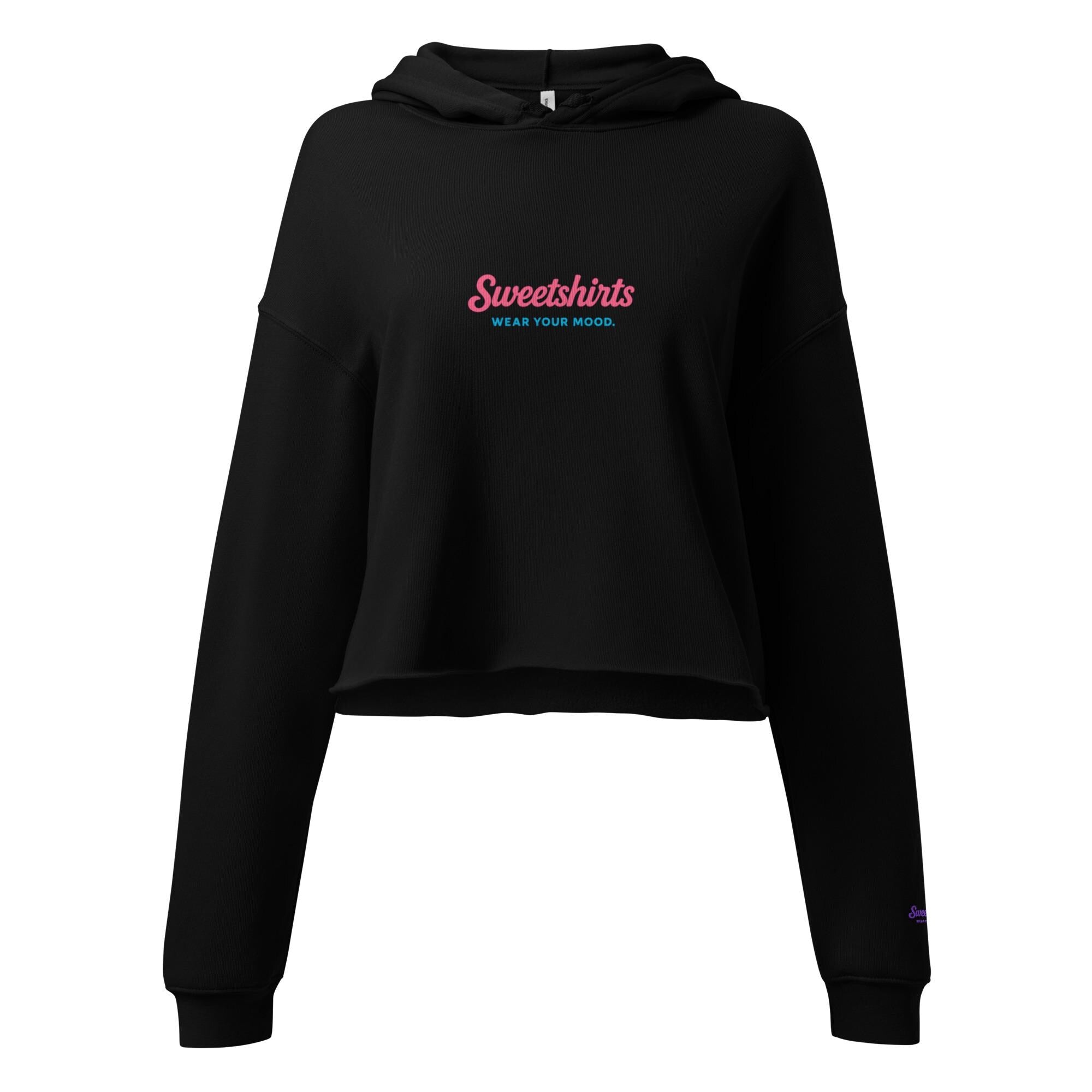 Wink Back Crop Hoodie — Sweetshirts Original